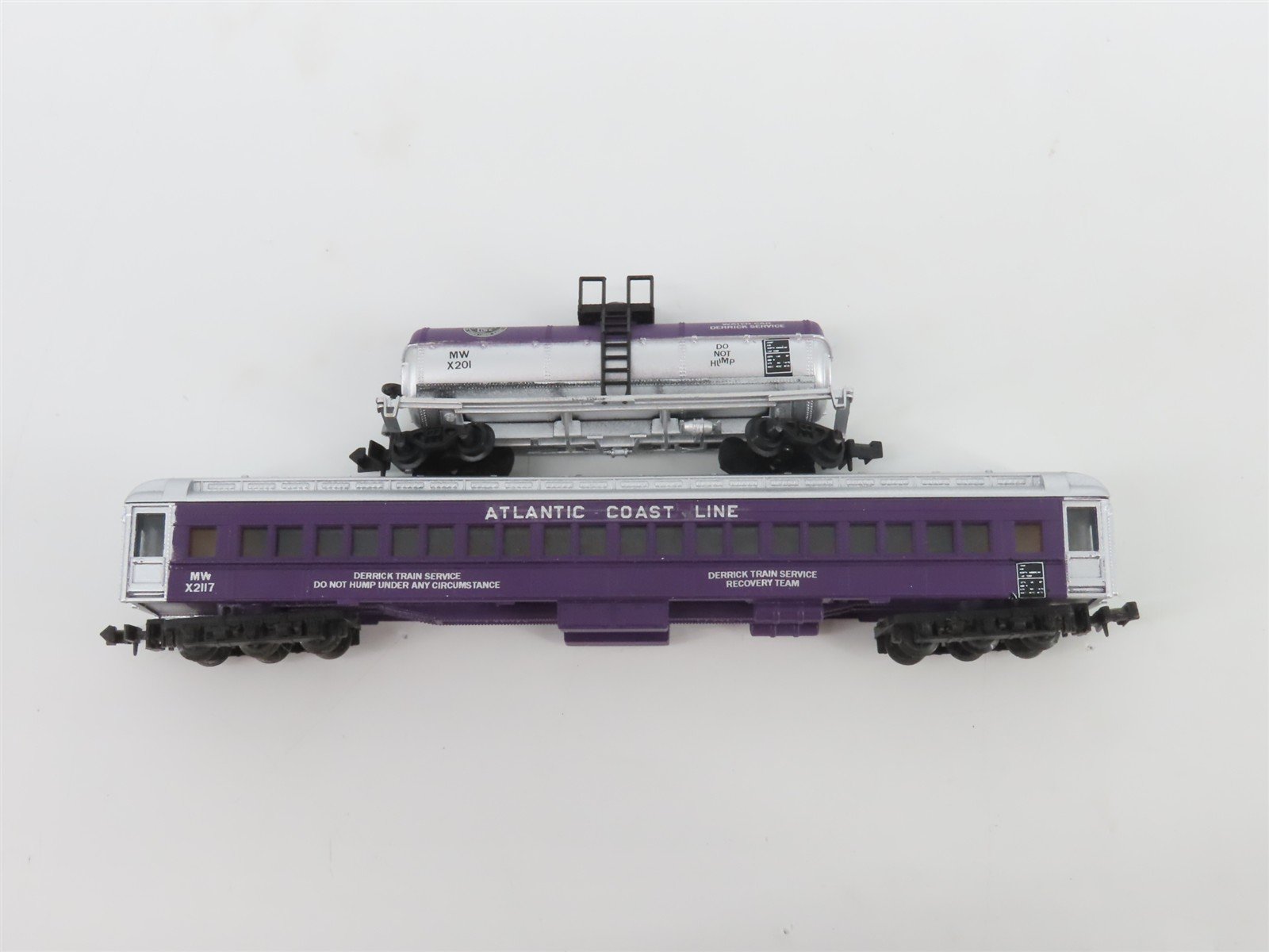 N Scale TR Shops ACL Atlantic Coast Line Maintenance 6-Car Trains Set Pro Custom