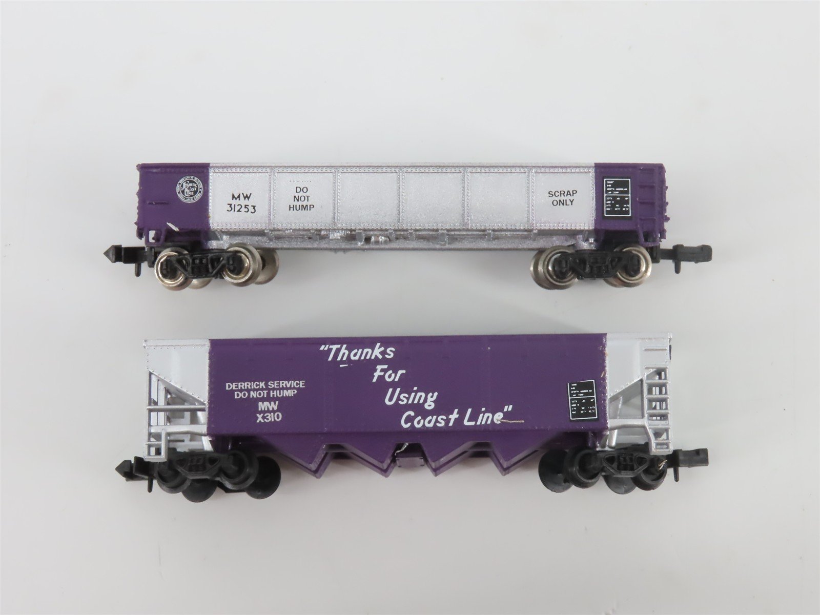 N Scale TR Shops ACL Atlantic Coast Line Maintenance 6-Car Trains Set Pro Custom