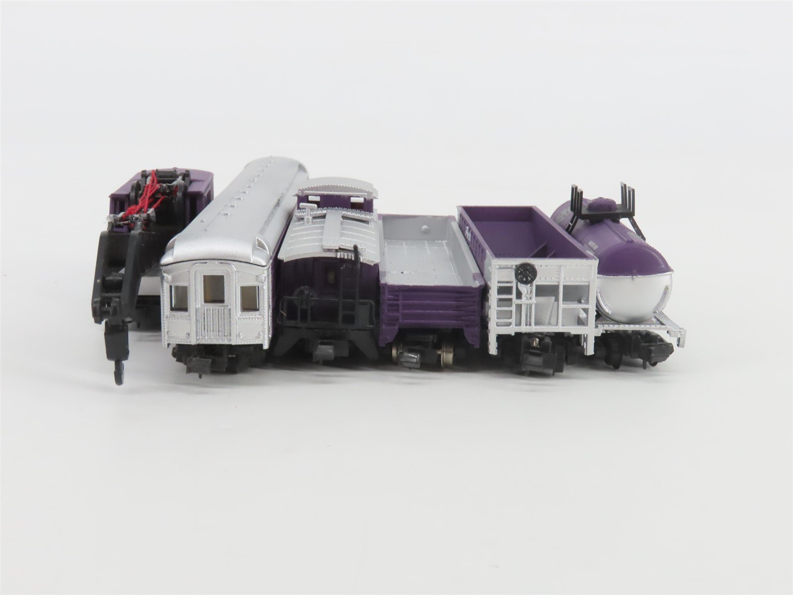 N Scale TR Shops ACL Atlantic Coast Line Maintenance 6-Car Trains Set Pro Custom