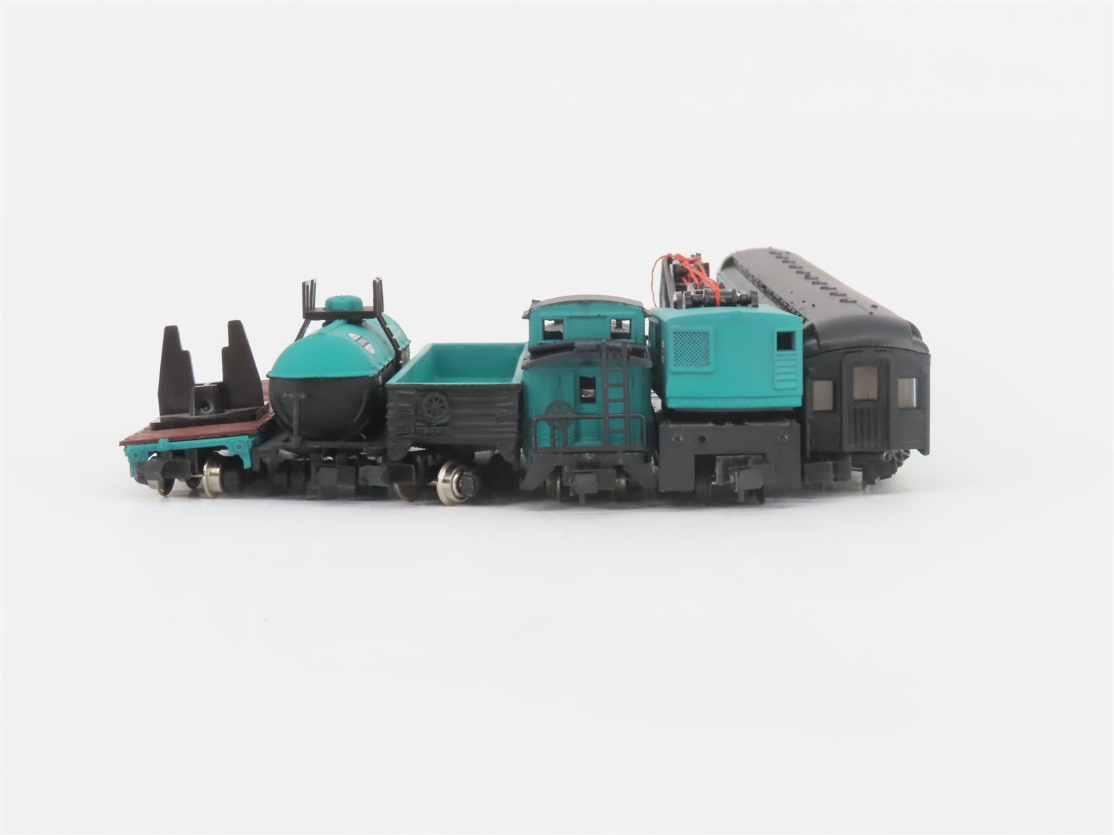 N Scale TR Shops NYC New York Central Maintenance 6-Car Trains Set Pro Custom