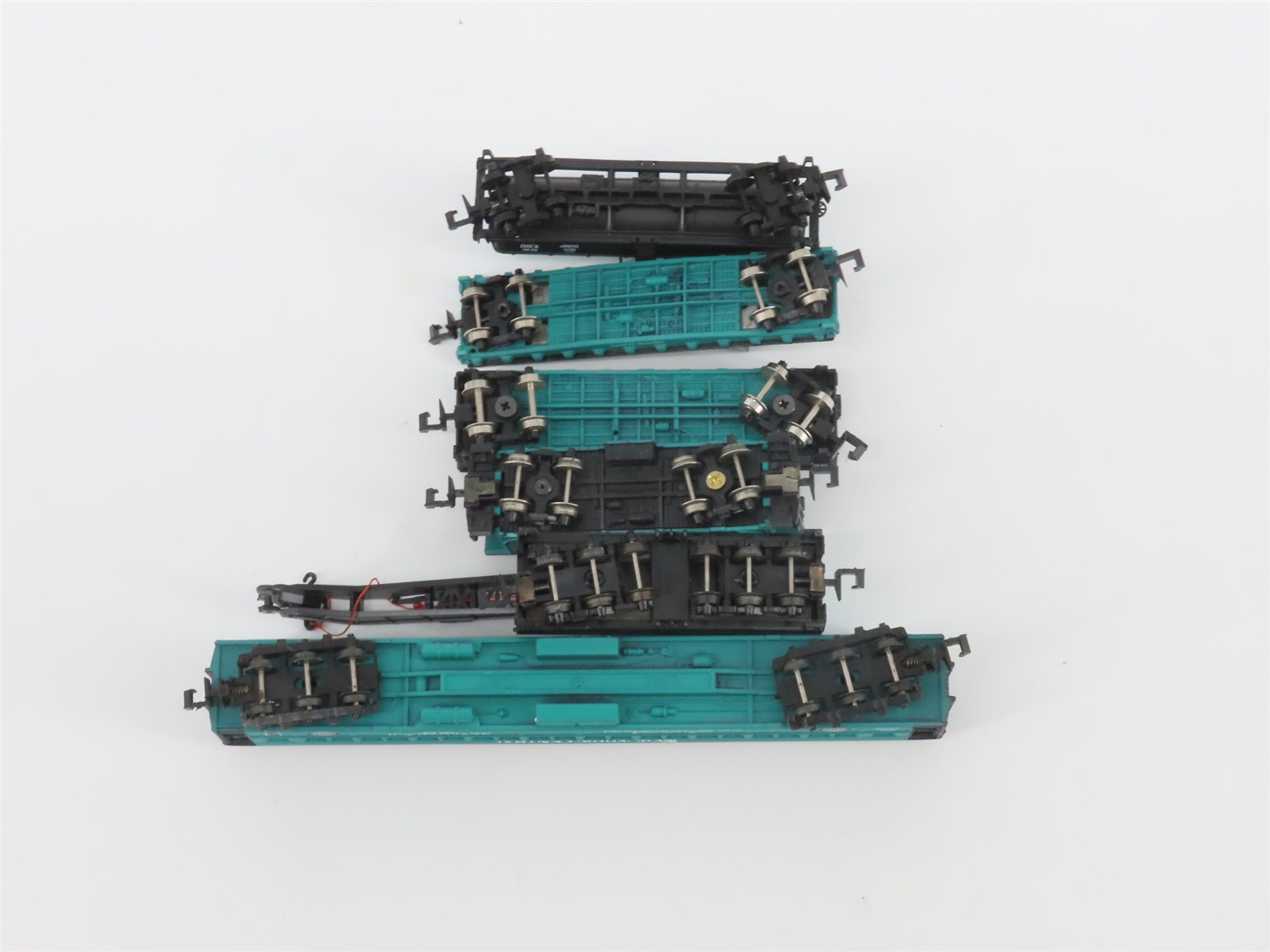 N Scale TR Shops NYC New York Central Maintenance 6-Car Trains Set Pro Custom