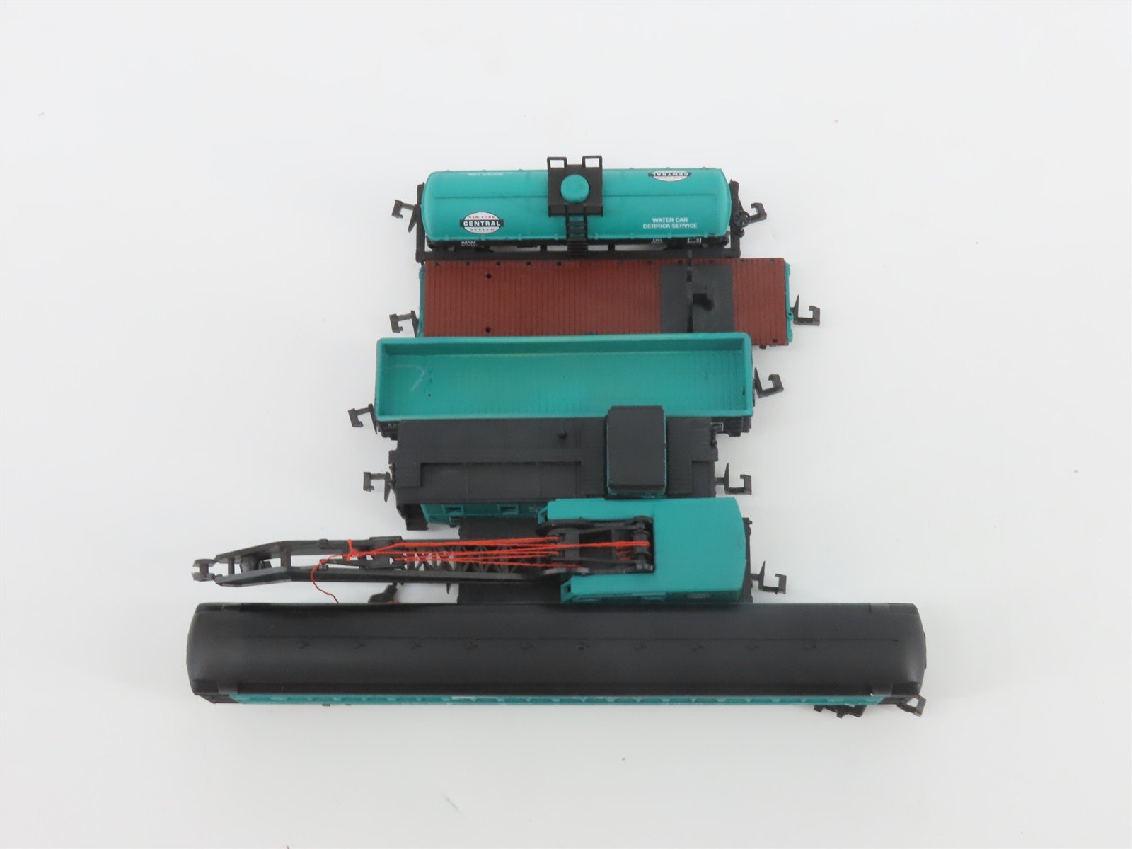 N Scale TR Shops NYC New York Central Maintenance 6-Car Trains Set Pro Custom