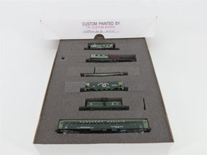 N Scale TR Shops NP Northern Pacific Maintenance 6-Car Trains Set Pro Custom