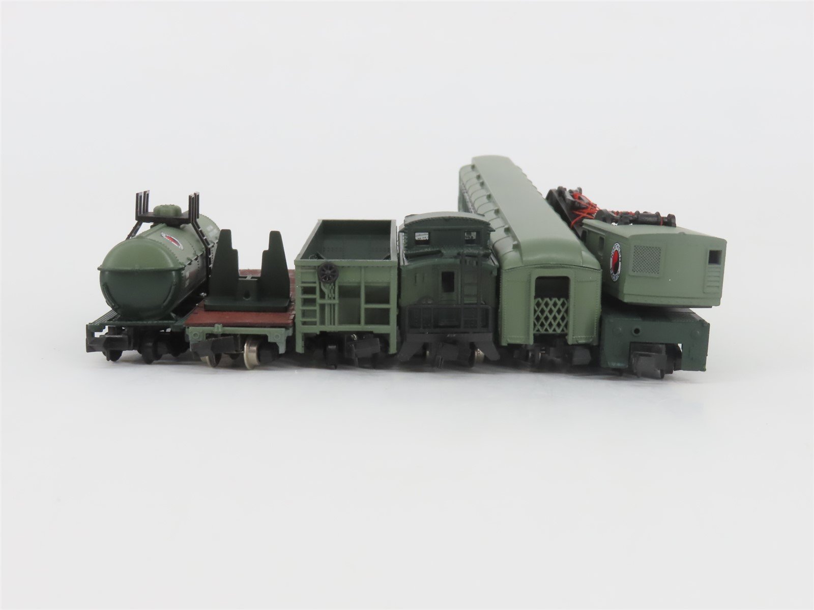 N Scale TR Shops NP Northern Pacific Maintenance 6-Car Trains Set Pro Custom