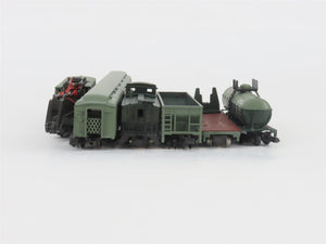 N Scale TR Shops NP Northern Pacific Maintenance 6-Car Trains Set Pro Custom