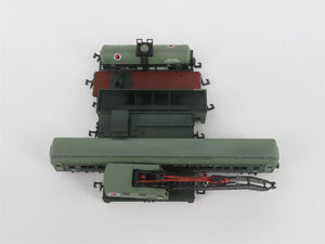 N Scale TR Shops NP Northern Pacific Maintenance 6-Car Trains Set Pro Custom