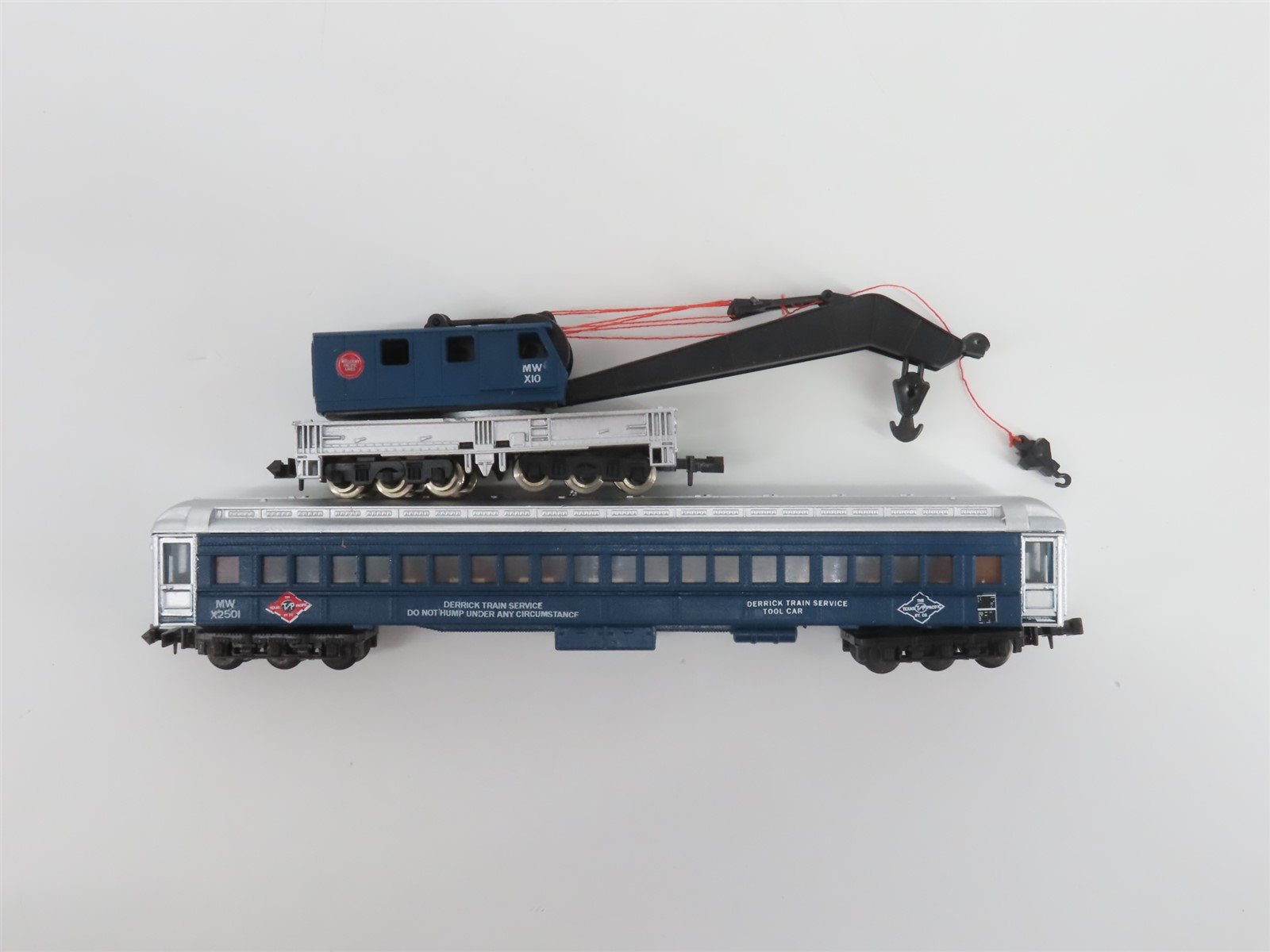 N Scale TR Shops MI Missouri Pacific Maintenance 6-Car Trains Set Pro Custom