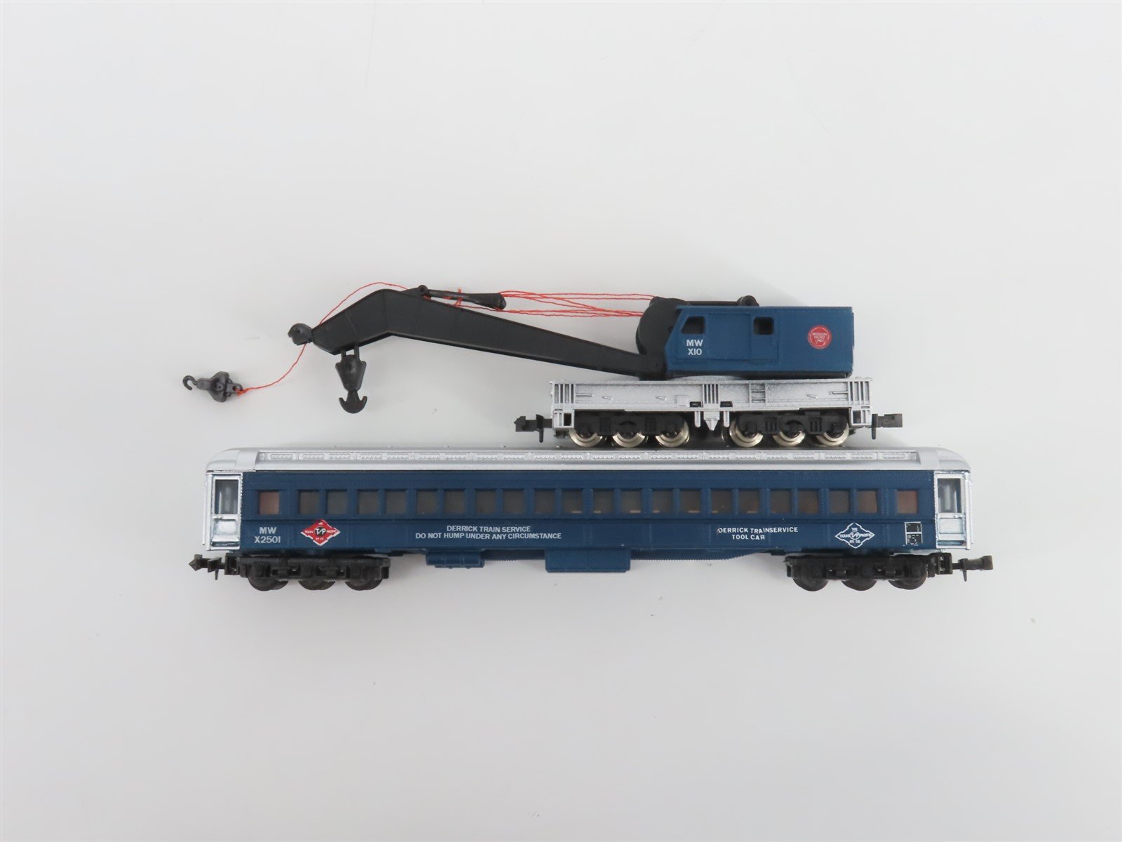 N Scale TR Shops MI Missouri Pacific Maintenance 6-Car Trains Set Pro Custom