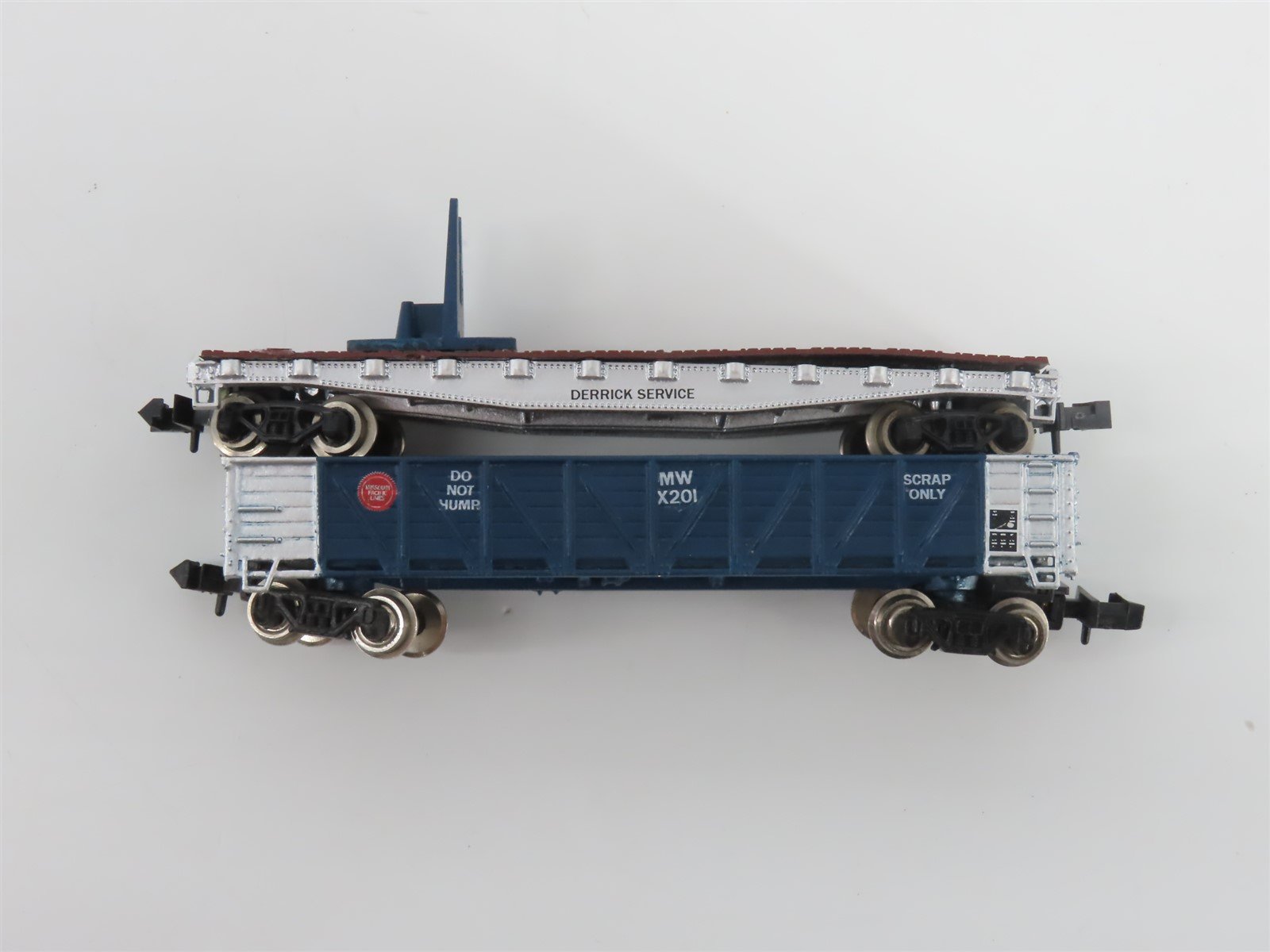 N Scale TR Shops MI Missouri Pacific Maintenance 6-Car Trains Set Pro Custom