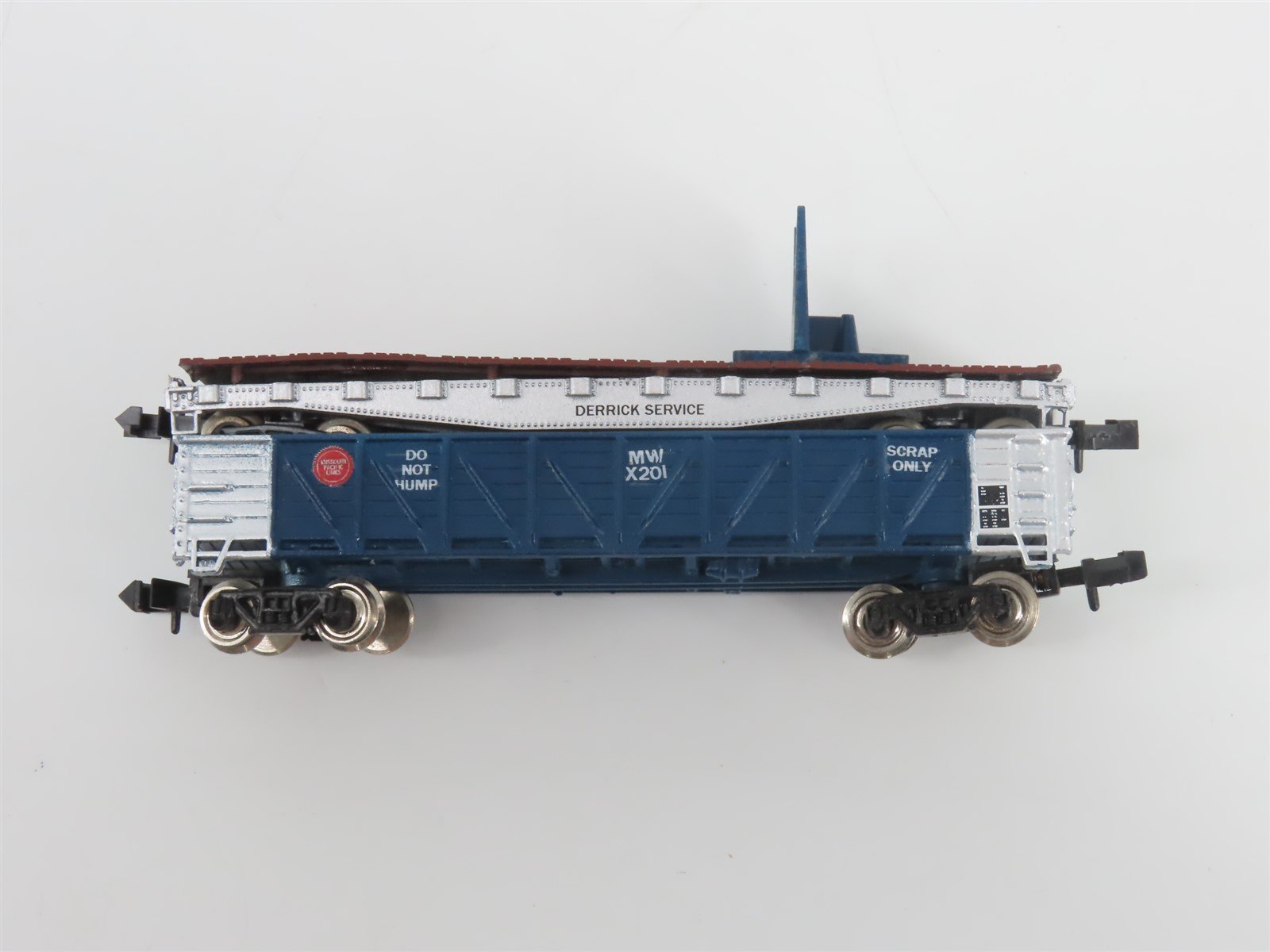 N Scale TR Shops MI Missouri Pacific Maintenance 6-Car Trains Set Pro Custom