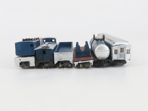 N Scale TR Shops MI Missouri Pacific Maintenance 6-Car Trains Set Pro Custom