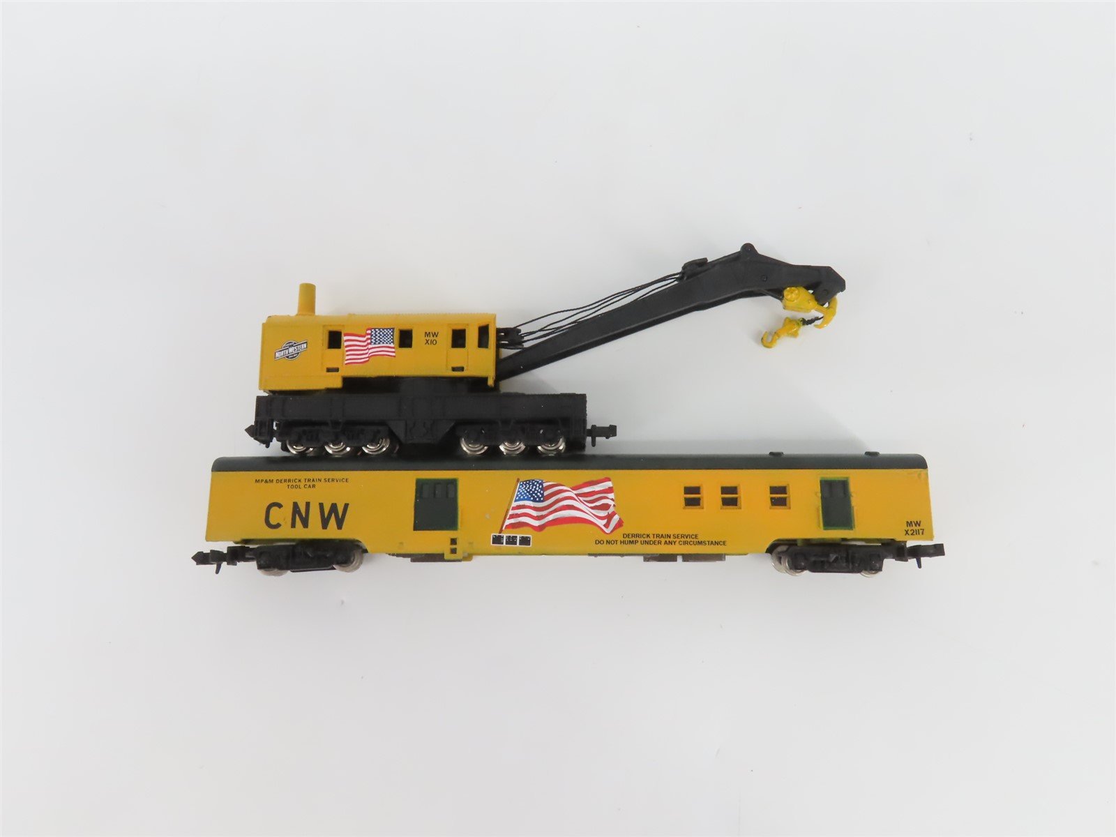 N TR Shops CNW Chicago Northwestern Maintenance 6-Car Trains Set Pro C ...