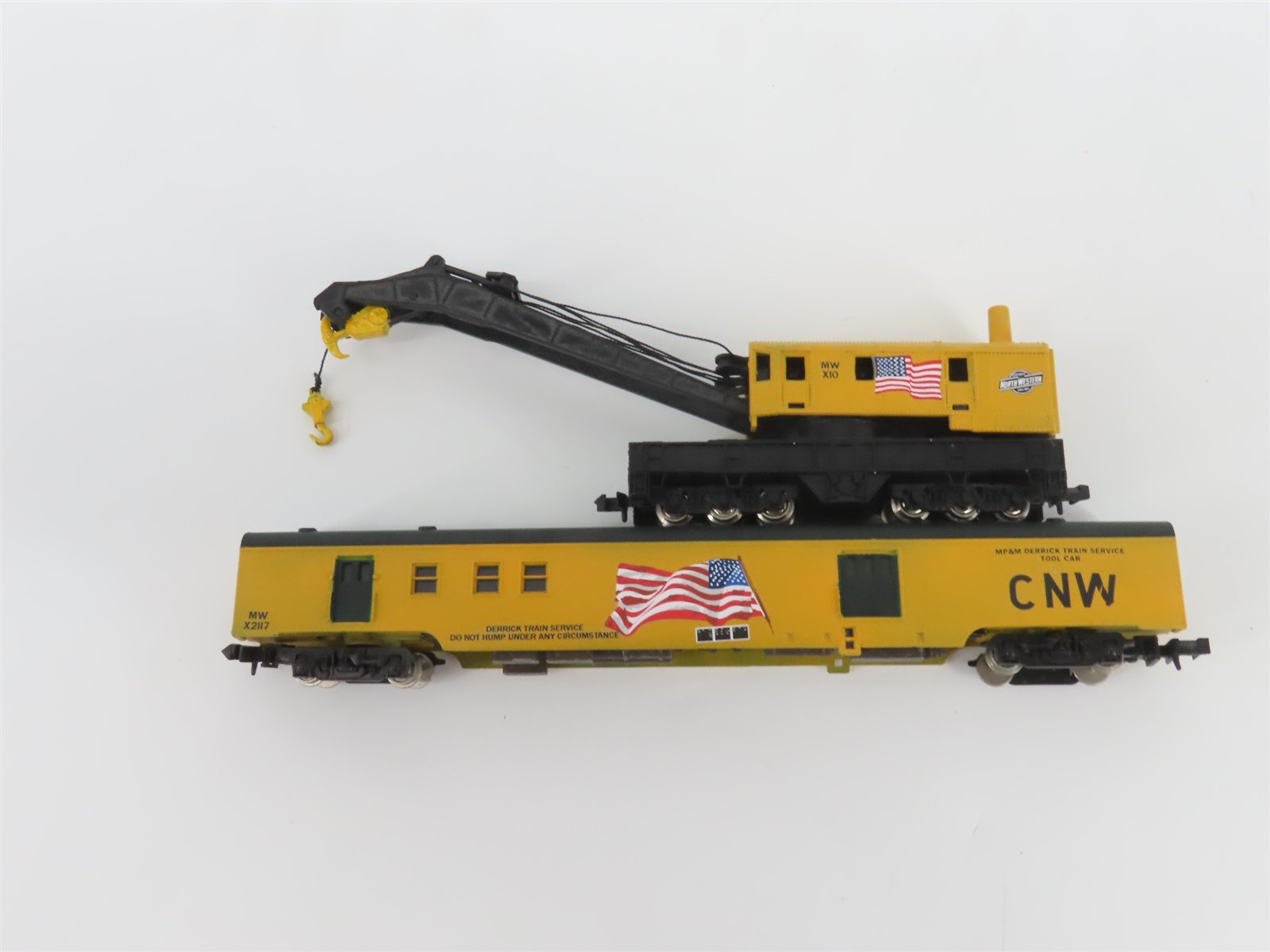 N TR Shops CNW Chicago Northwestern Maintenance 6-Car Trains Set Pro C ...