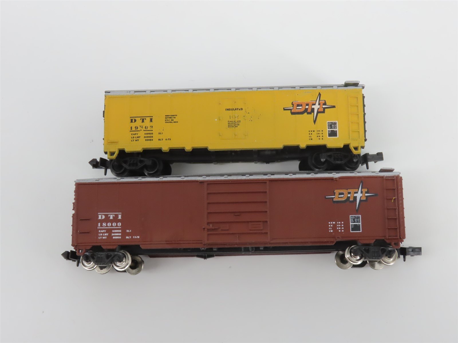 N TR Shops DT&I Detroit Toledo & Ironton 40' & 50' Boxcars 6-Pack Pro Custom