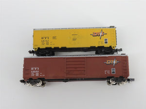 N TR Shops DT&I Detroit Toledo & Ironton 40' & 50' Boxcars 6-Pack Pro Custom