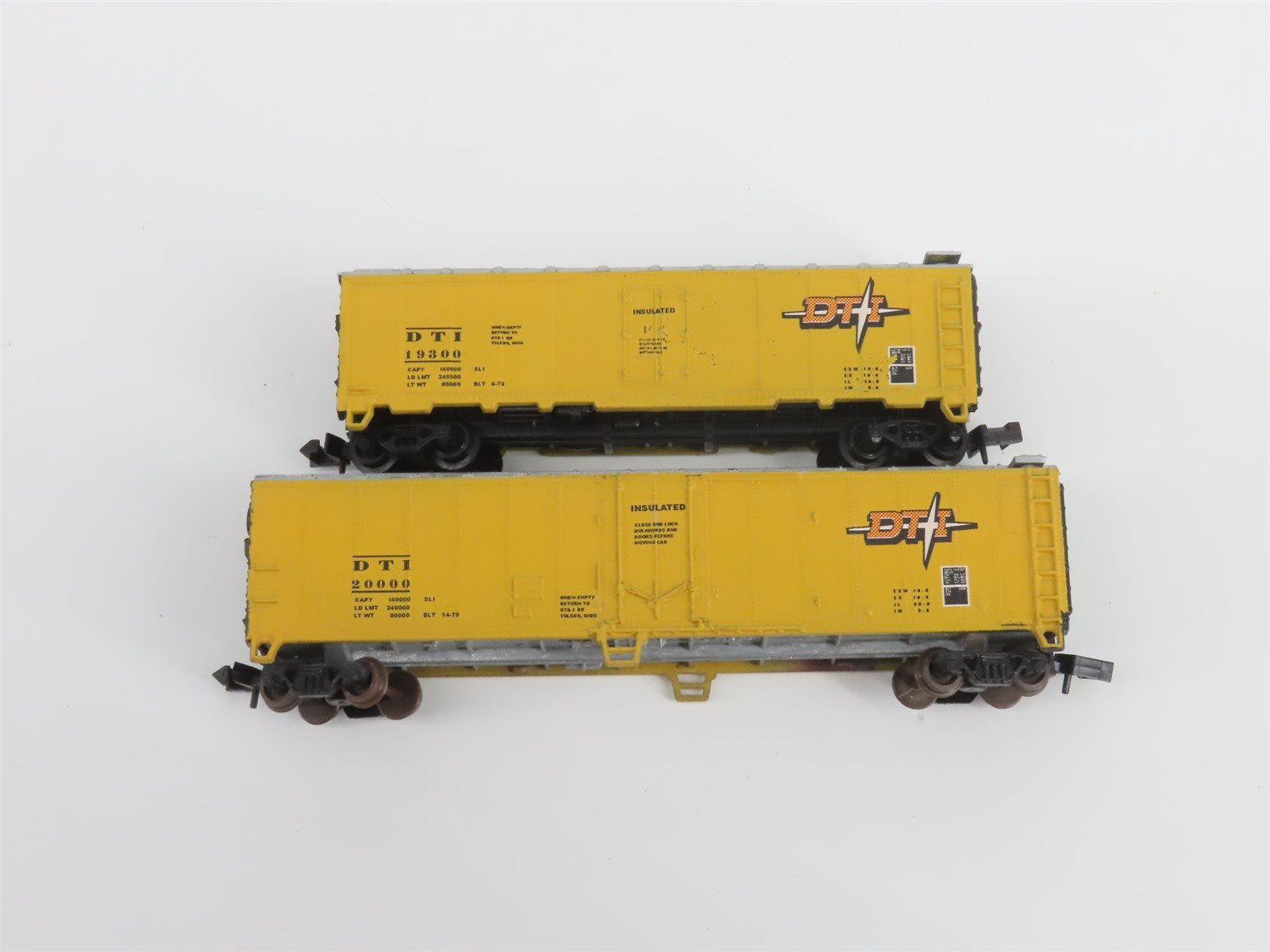 N TR Shops DT&I Detroit Toledo & Ironton 40' & 50' Boxcars 6-Pack Pro Custom