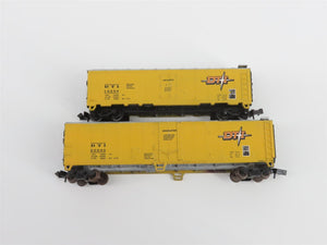 N TR Shops DT&I Detroit Toledo & Ironton 40' & 50' Boxcars 6-Pack Pro Custom
