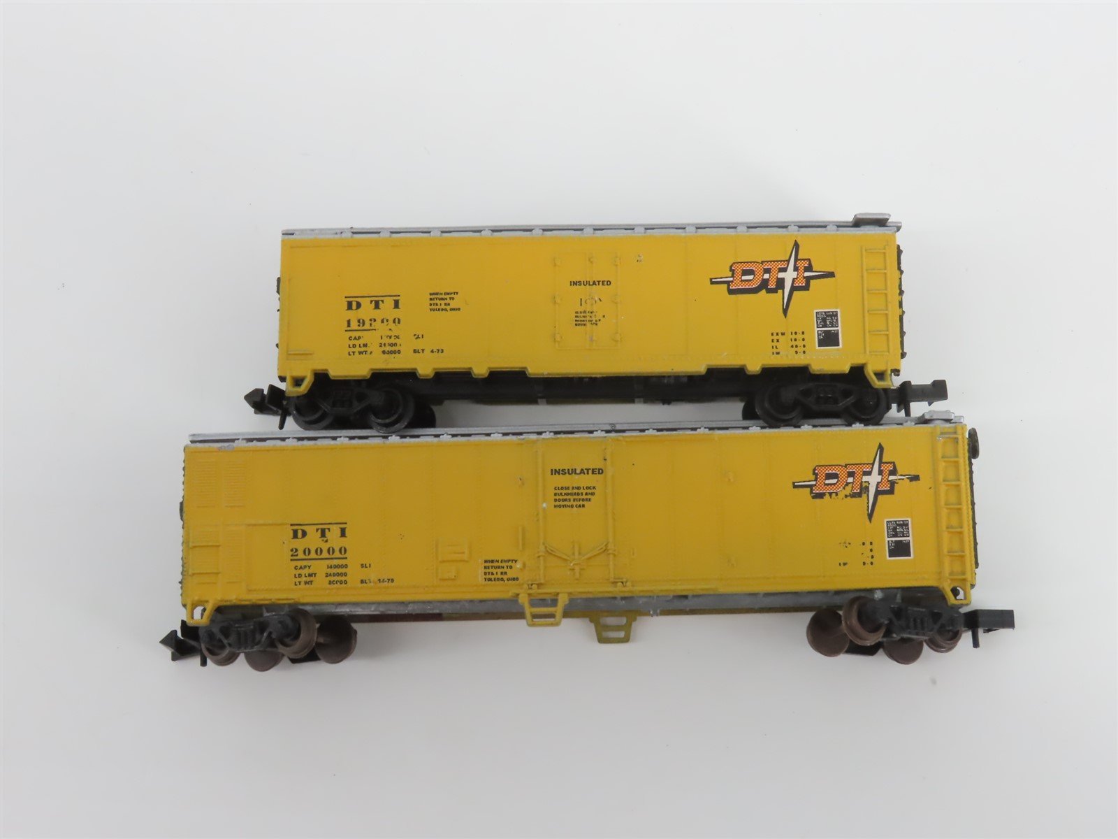 N TR Shops DT&I Detroit Toledo & Ironton 40' & 50' Boxcars 6-Pack Pro Custom