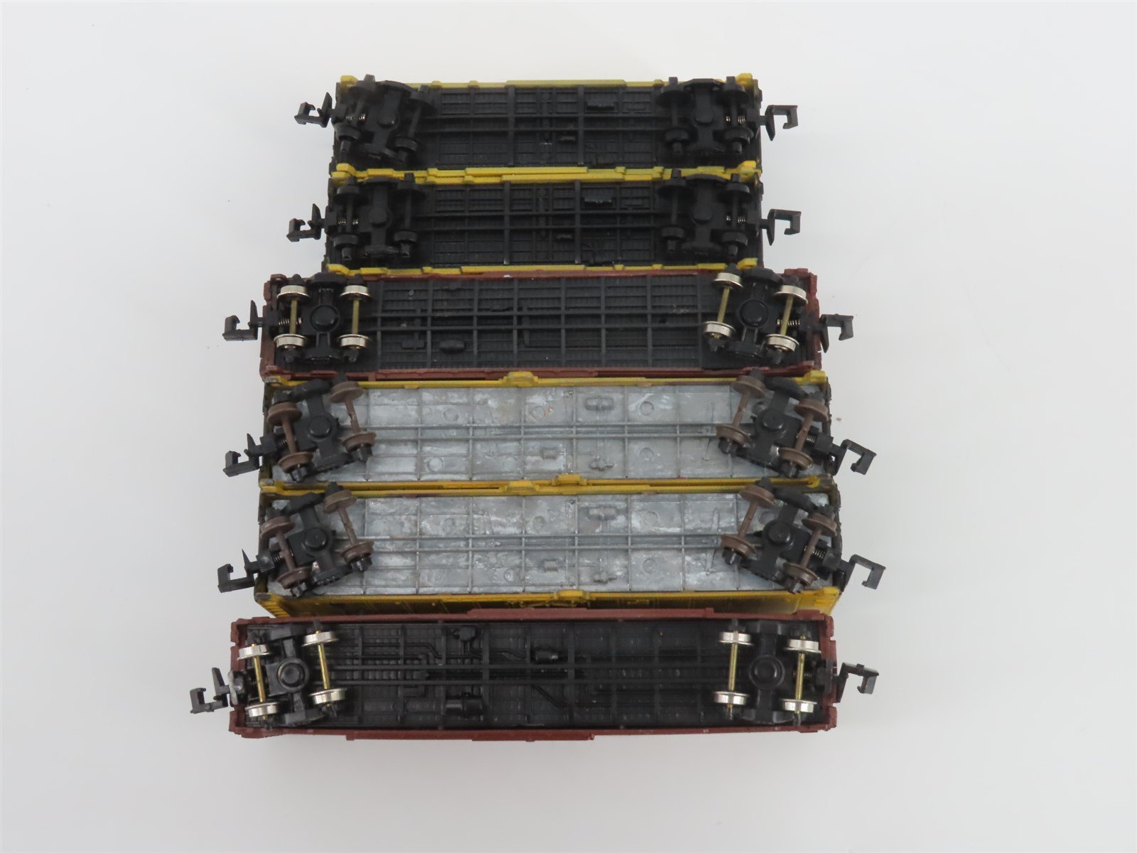 N TR Shops DT&I Detroit Toledo & Ironton 40' & 50' Boxcars 6-Pack Pro Custom