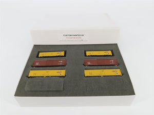N TR Shops DT&I Detroit Toledo & Ironton 40' & 50' Boxcars 6-Pack Pro Custom