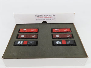 N Scale TR Shops NH New Haven Assorted Scheme 40' Boxcars 6-Pack Pro Custom