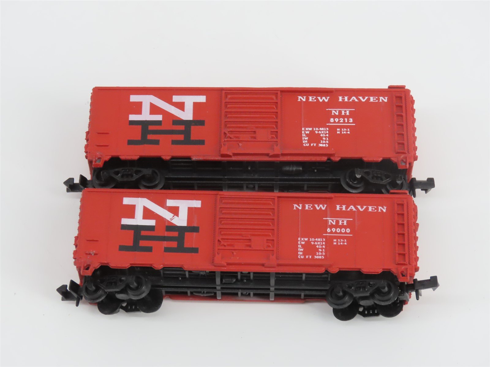 N Scale TR Shops NH New Haven Assorted Scheme 40' Boxcars 6-Pack Pro Custom