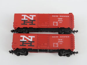 N Scale TR Shops NH New Haven Assorted Scheme 40' Boxcars 6-Pack Pro Custom