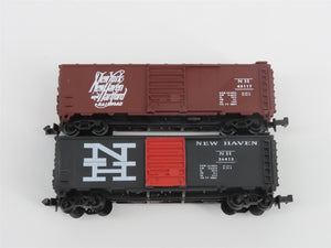 N Scale TR Shops NH New Haven Assorted Scheme 40' Boxcars 6-Pack Pro Custom