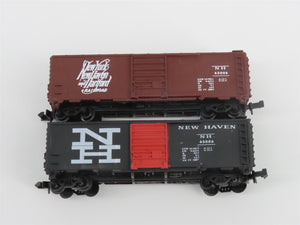 N Scale TR Shops NH New Haven Assorted Scheme 40' Boxcars 6-Pack Pro Custom