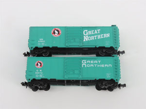 N TR Shops GN Great Northern Assorted Scheme 40' Boxcars 6-Pack Pro Custom