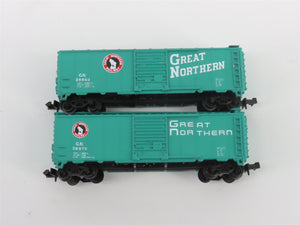 N TR Shops GN Great Northern Assorted Scheme 40' Boxcars 6-Pack Pro Custom