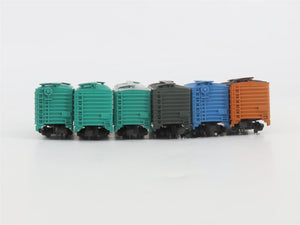N TR Shops GN Great Northern Assorted Scheme 40' Boxcars 6-Pack Pro Custom