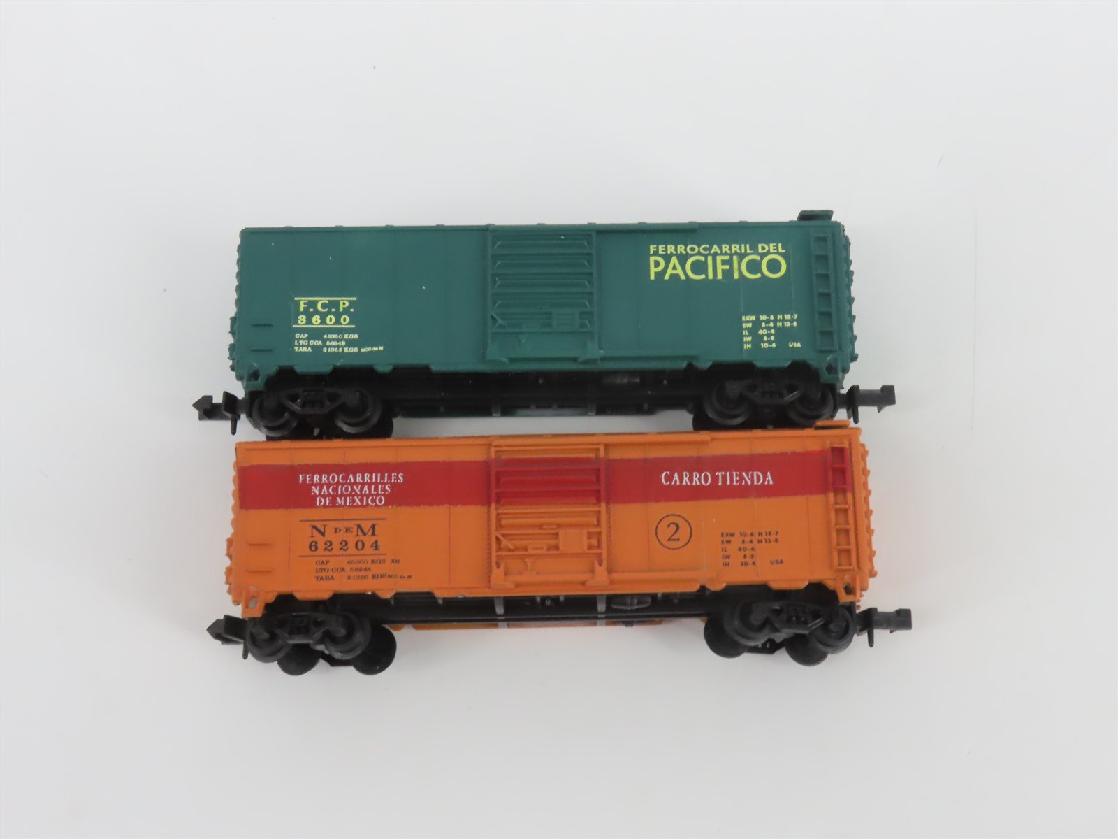 N Scale TR Shops FCP Nacionales de Mexico Passenger/Freight 5-Pack Pro Custom