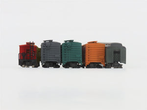N Scale TR Shops FCP Nacionales de Mexico Passenger/Freight 5-Pack Pro Custom