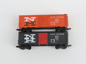 N Scale TR Shops NH New Haven Assorted Paint Scheme 40' Boxcar 6-Pack Pro Custom