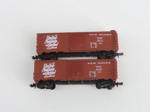 N Scale TR Shops NH New Haven Assorted Paint Scheme 40' Boxcar 6-Pack Pro Custom