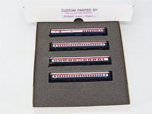 N Scale T.R. Custom Shops Preamble Express 4-Car Passenger Set - PRO CUSTOM