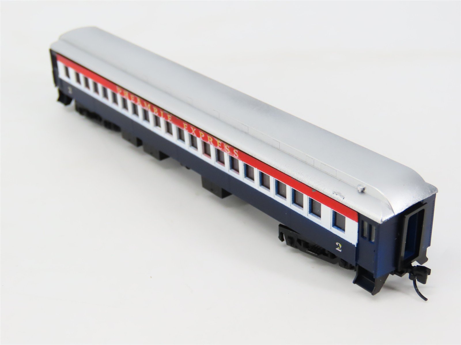 N Scale T.R. Custom Shops Preamble Express 4-Car Passenger Set - PRO CUSTOM