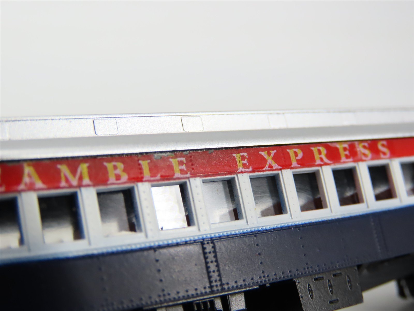 N Scale T.R. Custom Shops Preamble Express 4-Car Passenger Set - PRO CUSTOM