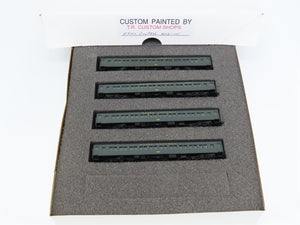 N Scale TR Custom Shops MEC Maine Central 4-Car Passenger Set - PRO CUSTOM
