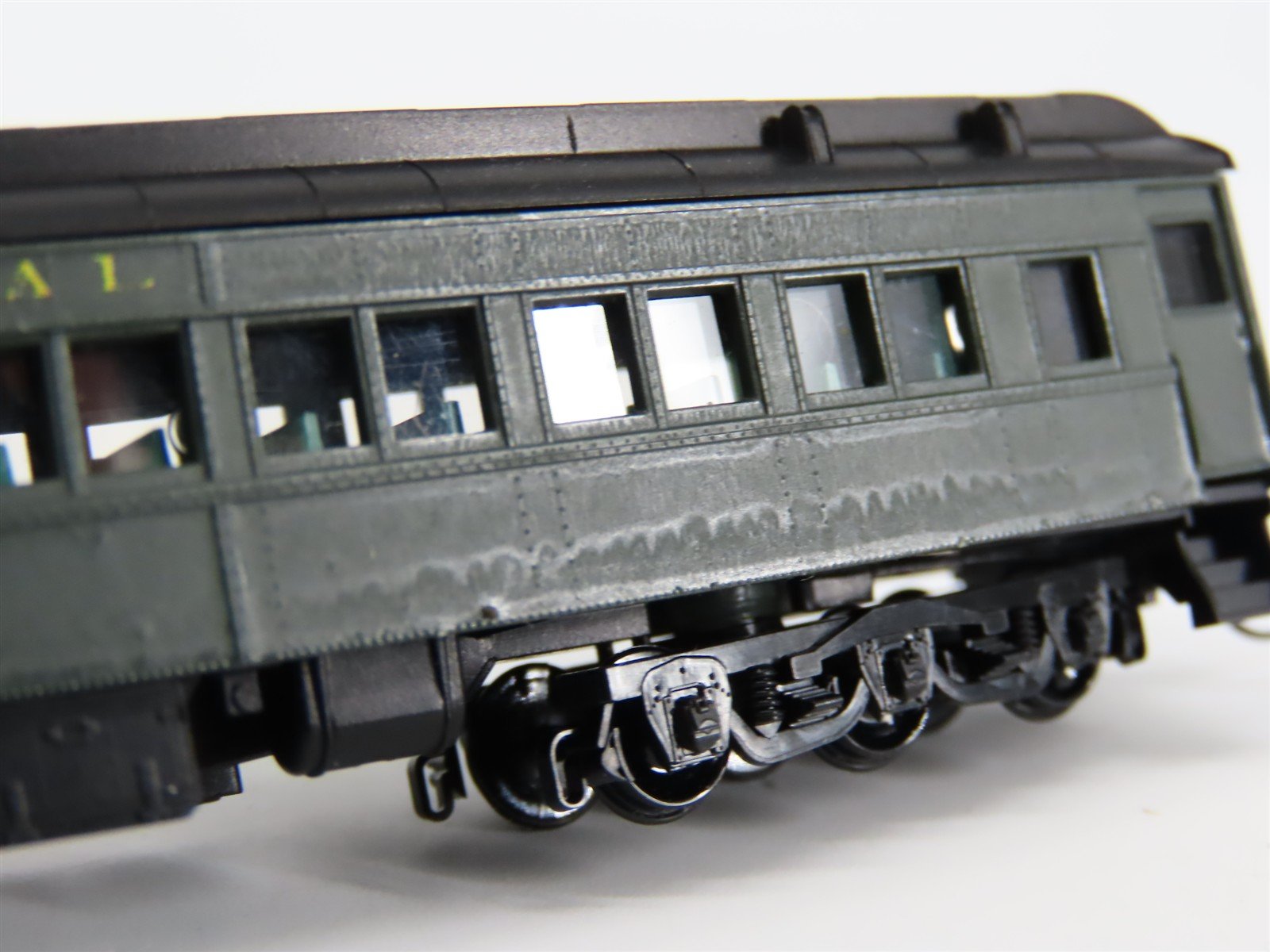 N Scale TR Custom Shops MEC Maine Central 4-Car Passenger Set - PRO CUSTOM