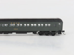 N Scale TR Shops Erie Railway Baggage/Coach/Obs Passenger Car 4-Pack Pro Custom