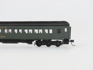 N Scale TR Shops Erie Railway Baggage/Coach/Obs Passenger Car 4-Pack Pro Custom
