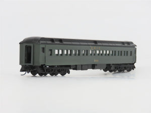 N Scale TR Shops Erie Railway Baggage/Coach/Obs Passenger Car 4-Pack Pro Custom