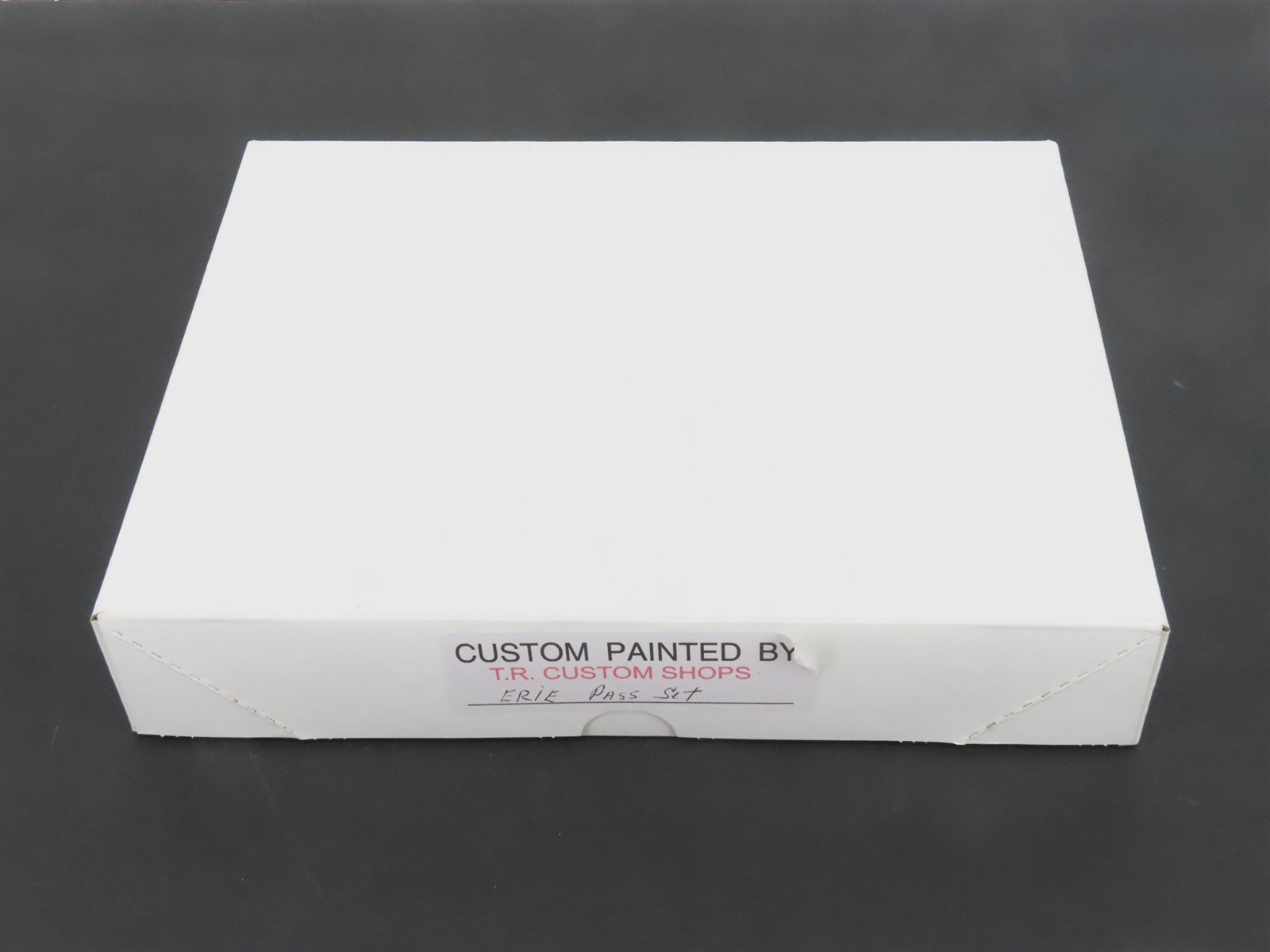 N Scale TR Shops Erie Railway Baggage/Coach/Obs Passenger Car 4-Pack Pro Custom