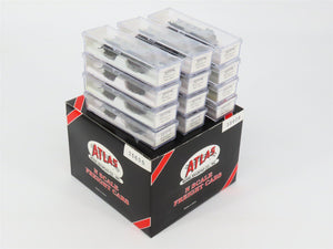 N Scale Atlas 3560S Undecorated Silver Caboose 12-Pack
