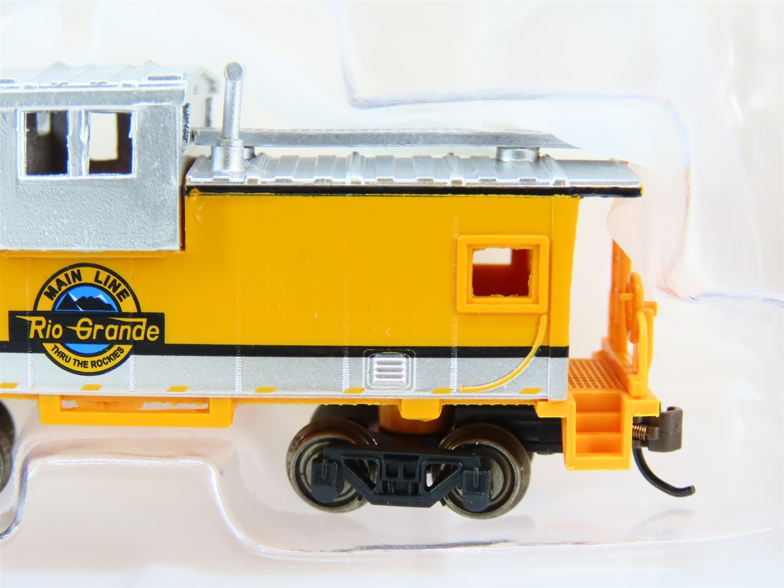 N Bachmann Silver 70763 D&RGW Rio Grande 36' Extended Vision Caboose #01511