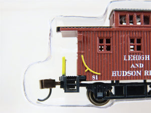 N Bachmann Silver 15756 L&HR Lehigh & Hudson River Center Cupola Caboose #81