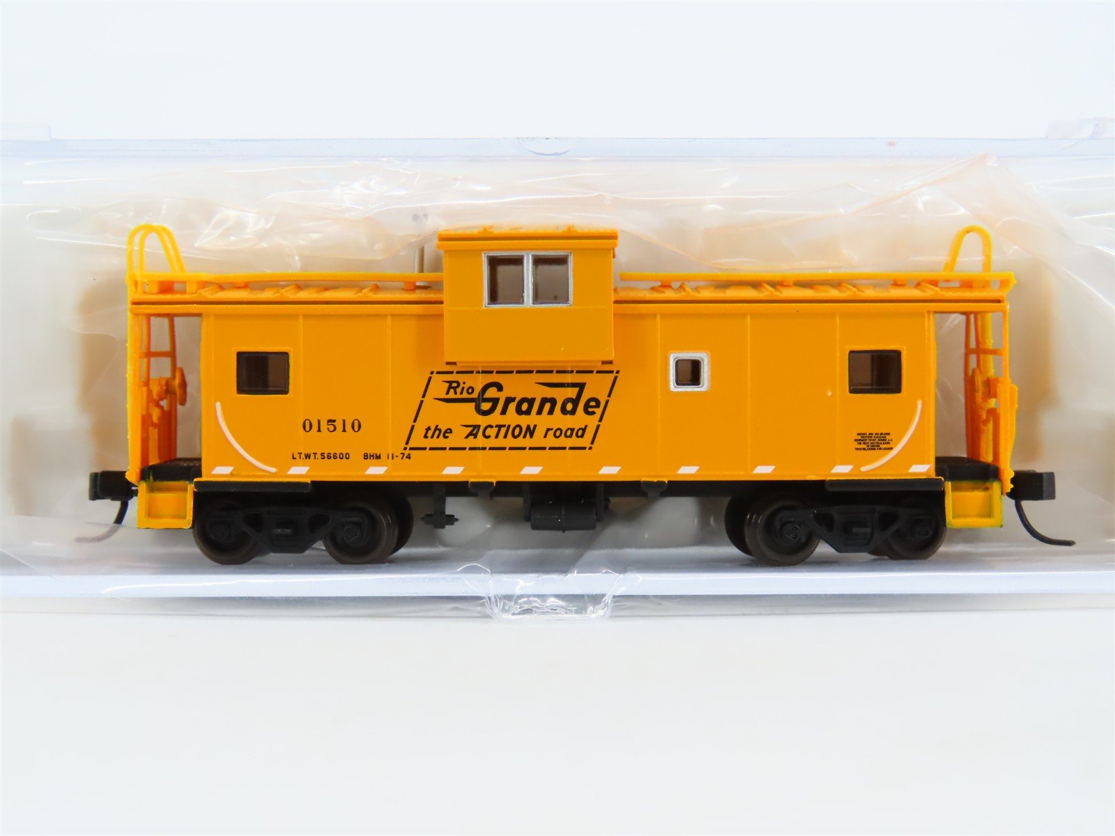 N Scale Atlas 50005597 D&RGW Rio Grande Extended Vision Caboose #01510