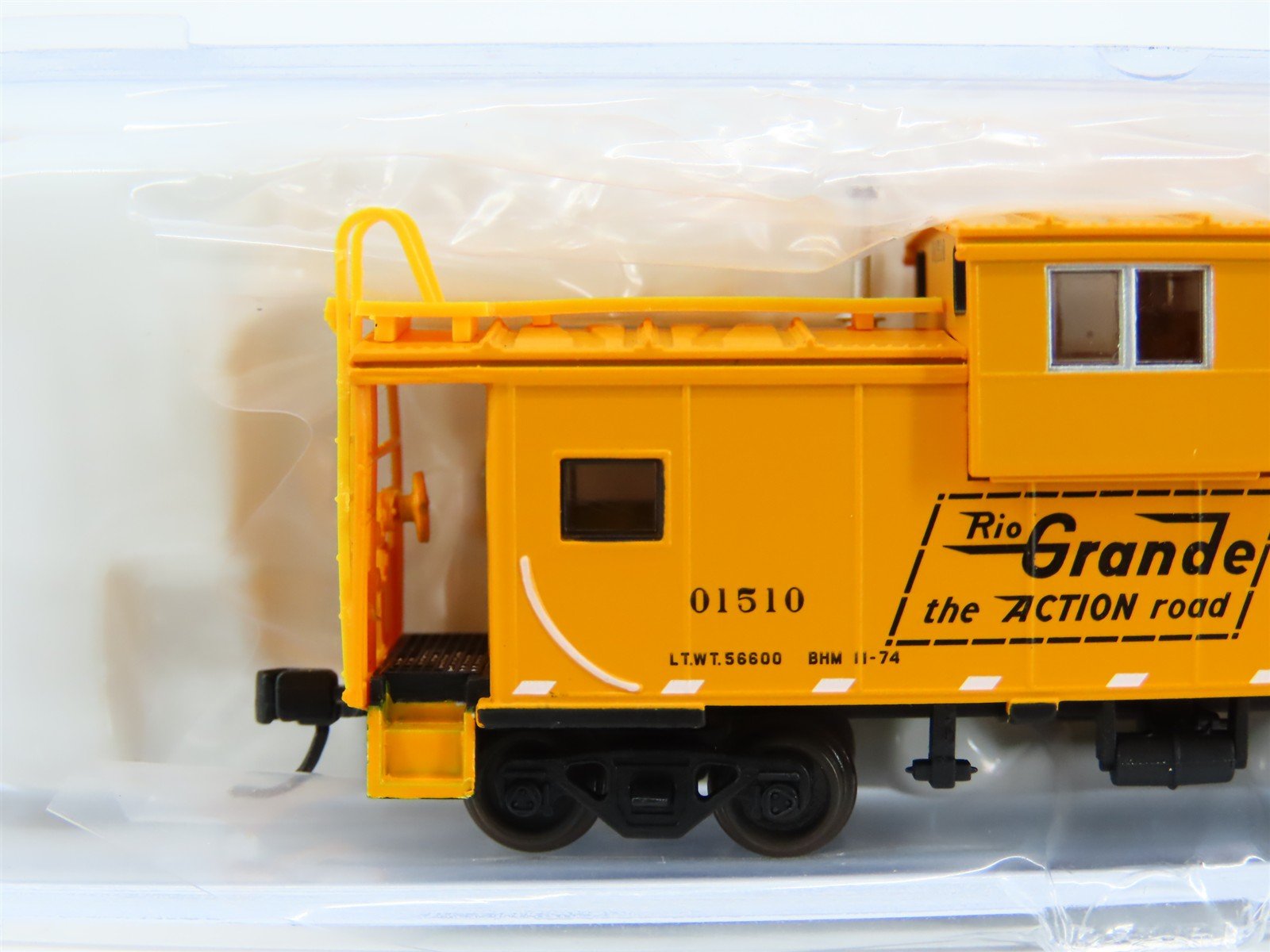 N Scale Atlas 50005597 D&RGW Rio Grande Extended Vision Caboose #01510